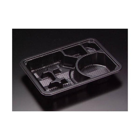 【蓋付き】A-PET 割り子-30(黒) 【本体600枚・蓋600枚セット】